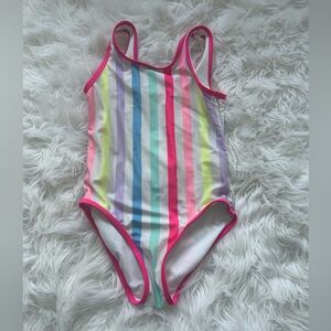 Colorful Striped Swimsuit
